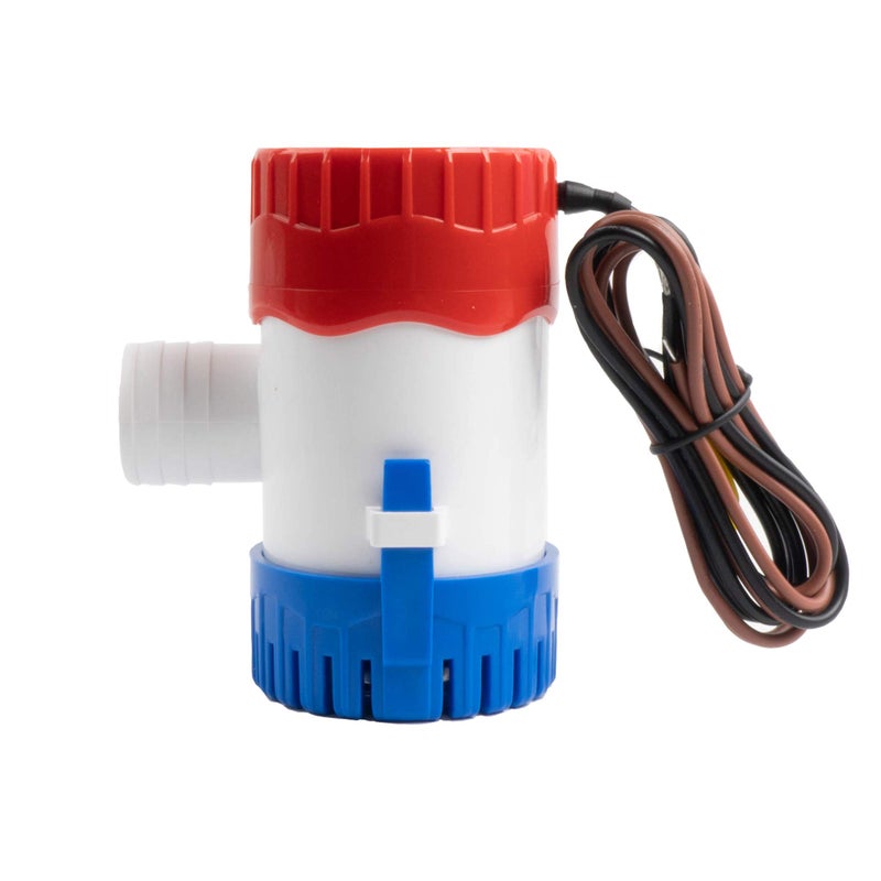 Sanuke 1100gph Bilge Pump,1-1/8" Outlet, Electric 12V Submersible Marine Water Pump Accessories Marin Boat, Non- Automatic Bilge Pump for Boats, Ponds, Pools, Spas Silent, Boat Caravan RV, Low Noise - Image 1
